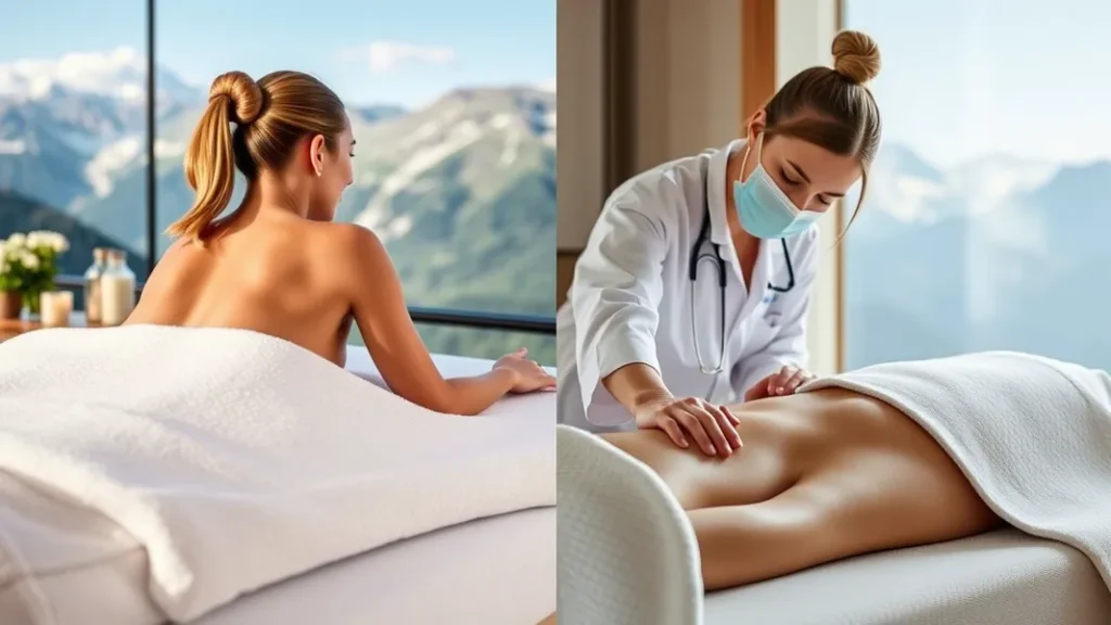 Massage relaxant vs. massage thérapeutique - quelle option choisir à Verbier